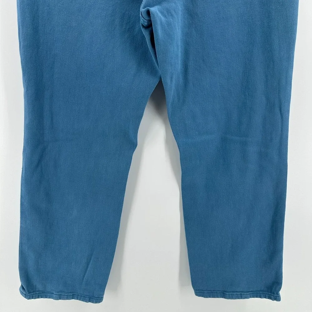 Mast & Harbour Jeans Womens 30 Blue Denim High Rise Straight Fit‎ 5-Pockets Logo